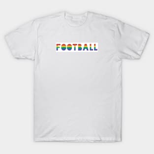 Football Gay Pride T-Shirt